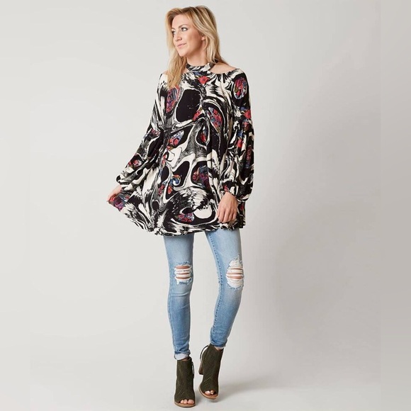 Free People Drift Away Tunic Dress Size Small - Picture 5 of 13